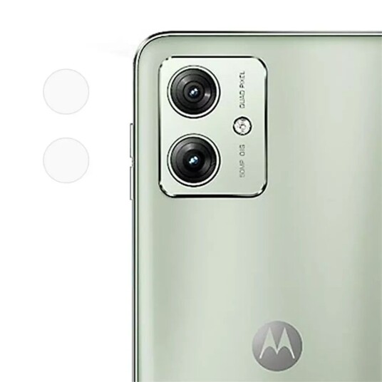 INCOVER Motorola Moto G54 Plastbeskyttelse for Kameralinse - Gjennomsiktig INCOVER Motorola Moto G54 Plastbeskyttelse for Kameralinse - Gjennomsiktig
