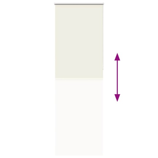 Rullegardin lystette 75x230 cm stoff bredde 70,7 cm polyester 8721158328090