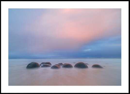 Moeraki Boulders Plakat / 70x100cm