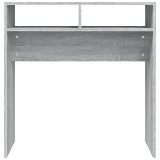 vidaXL Konsollbord grå sonoma 78x30x80 cm konstruert tre