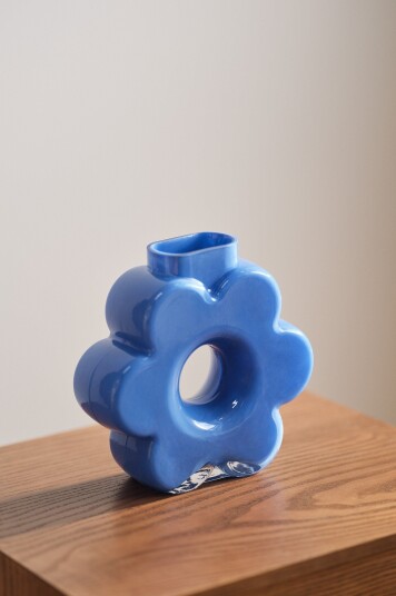 Jotex Vase Blå farge BLOMSTRA 2210478030