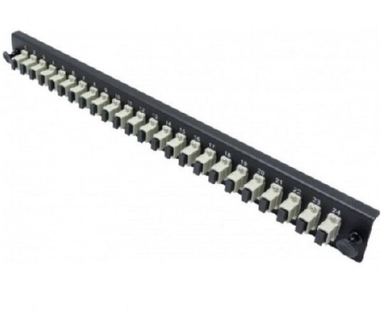 Dexlan 395433 - Rackmontering - 1U - Fiber - Sc Upc Mm Duplex - Svart - Grå (395433)