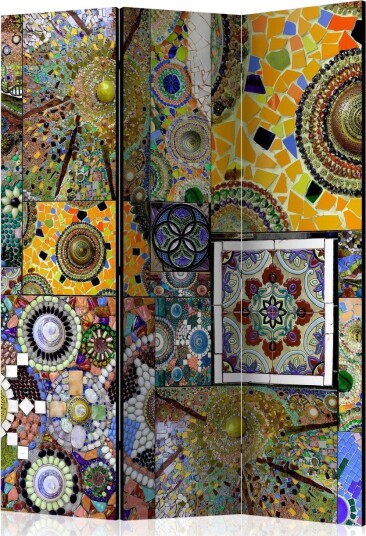 Romdeler - Solar Mosaic 135x172 - Artgeist sp. z o. o.