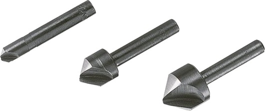 Wolfcraft Forsenkerbits-sett Ø6, 12, 16 mm for tre, plast og metall