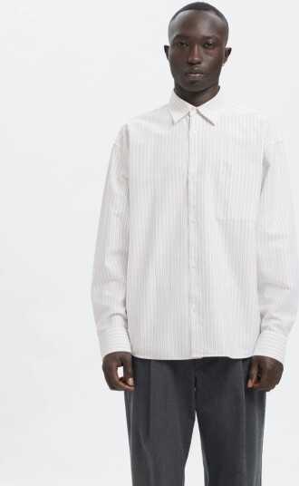 Annarr Anrvolund Oxford Ls Shirt White S