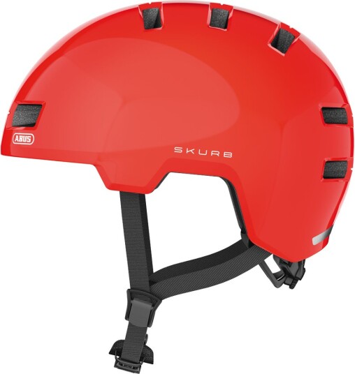Abus Skurb Signal Orange Hjelm Abus Skurb Signal Orange Hjelm