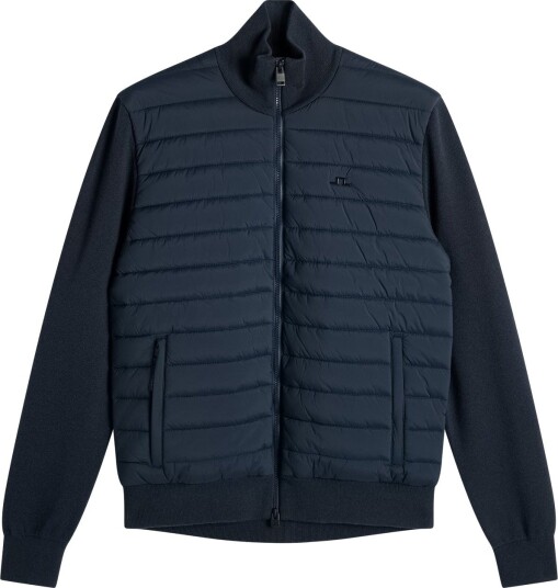 J. Lindeberg Boen Knit Hybrid Jacket   Navy   L