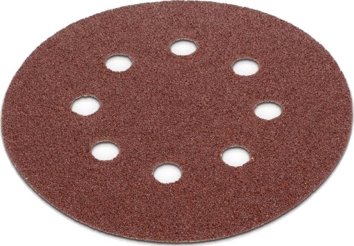 Borrelås sandpapir Ø 125 mm korn 120
