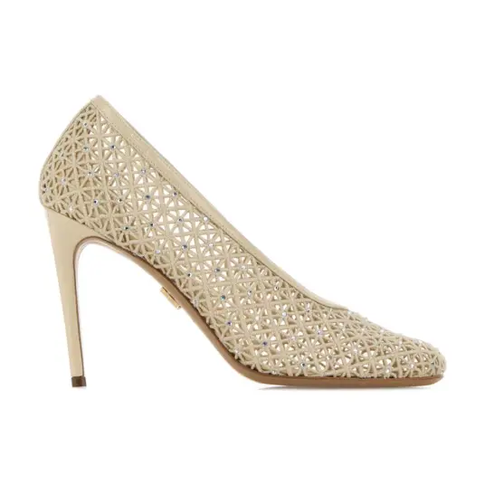 Ferragamo Dame Sko Beige 40 1/2 EU,