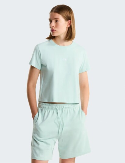 The North Face W Essential Regular Short Sleeve Cutie T   White   XL