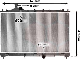 VAN WEZEL 32012708 Radiator motorkjøling