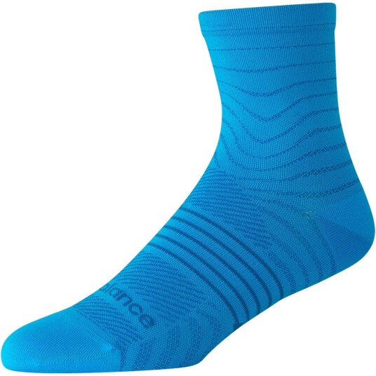 New Balance Pro Run Quarter Socks 1 Pair Blue L New Balance Pro Run Quarter Socks 1 Pair Blue L