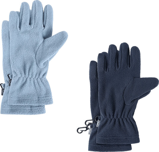 Color Kids Gloves Fleece   2 Pcs. Set.   Blue   4 6Y