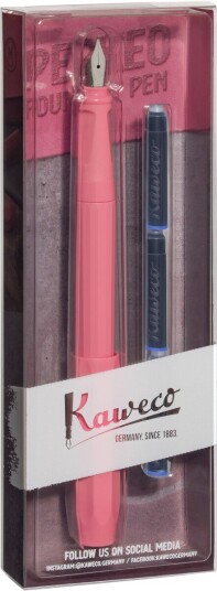 Fyllepenn Kaweco Perkeo 0 9 Sett Rosa Fyllepenn Kaweco Perkeo 0 9 Sett Rosa