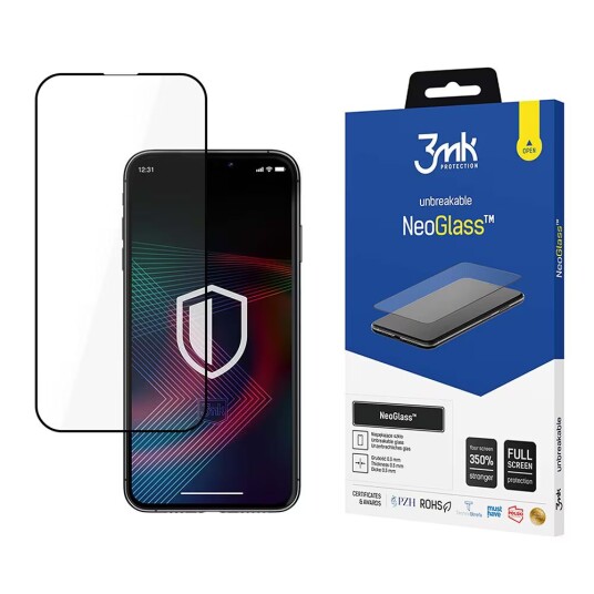 3Mk NeoGlass Herdet Skjermbeskytter for iPhone 14 Pro Max 8H