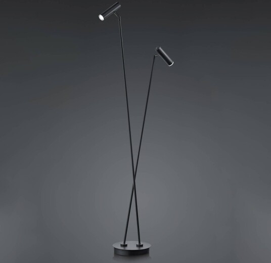 HELL LED gulvlampe Tom dimbar Sort Stue / spisestue Rustfritt stål Moderne