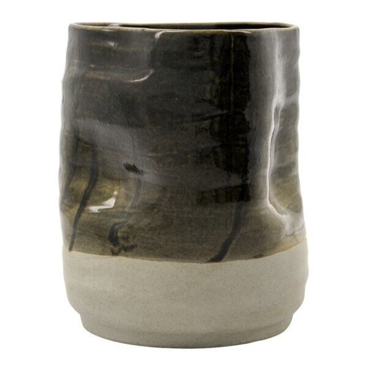 House Doctor - Happy potte 17 cm svart