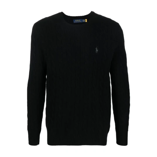 Ralph Lauren Polo Herre Strikkevarer Svart L