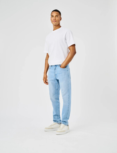ONLY & SONS Onsyoke Tapered Lb 9684 Dot Dnm Noos - Blue - 28 x 30
