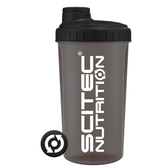 SCITEC NUTRITION Scitec Shaker 700 ml, transparent grå risteflaske