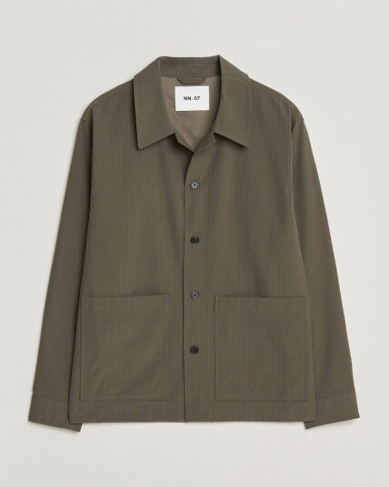 NN07 Blaze Seersucker Overshirt Mable Husk