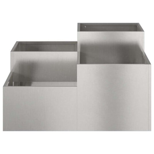 Hagekasse 100x100x48 cm Rustfritt stål Hagekasse 100x100x48 cm Rustfritt stål