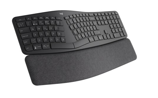 Logitech ERGO K860 Wireless Ergonomic - Tastatur - Nordisk - Svart