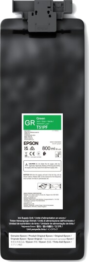 Epson T51PF grønn blekkpakke 800 ml