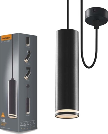 GU10 pendel skinnespot   Sort Ø5,5 cm maks. 30W IP20 innendørs uten lyskilde