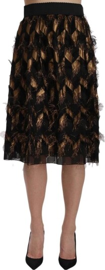 Dolce & Gabbana Dame Skjørt Flerfarget S,