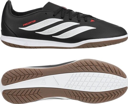 adidas Predator Club Sala IN Immortal DNA   Svart/Fottøy Hvit/Lucid Red Barn   Innendørs (IC) størrelse 36⅔