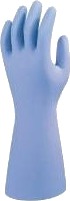 Handske Ansell Alphatec G21b 37 520 Soft Str Xl 9.5 Nitril U. Latex/Silikone Blå,1 Par 12 Stk.