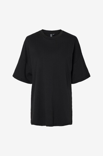 pieces - Topp pcAuna SS Oversize Tee D2d Jrs Fsy - Svart