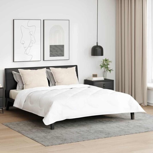 vidaXL Pute 2 stk. 70 x 90 cm Fjær Hvit