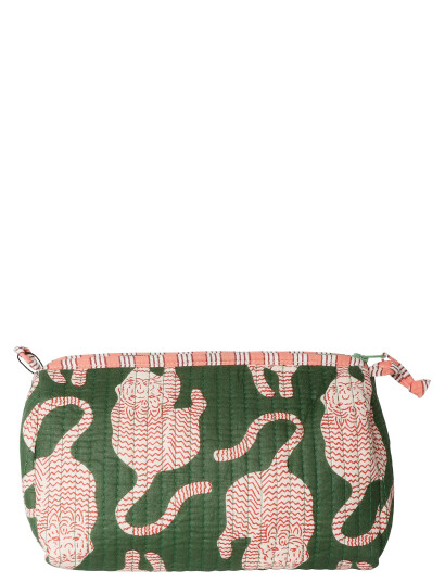Au Maison Cosmetic Bag - Green - 10X18CM Au Maison Cosmetic Bag - Green - 10X18CM