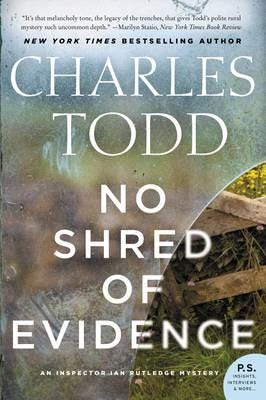 No Shred of Evidence An Inspector Ian Rutledge Mystery