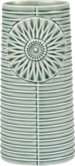 Dottir - Pipanella Lines oval vase 18,1x8,5 cm grønn Dottir - Pipanella Lines oval vase 18,1x8,5 cm grønn