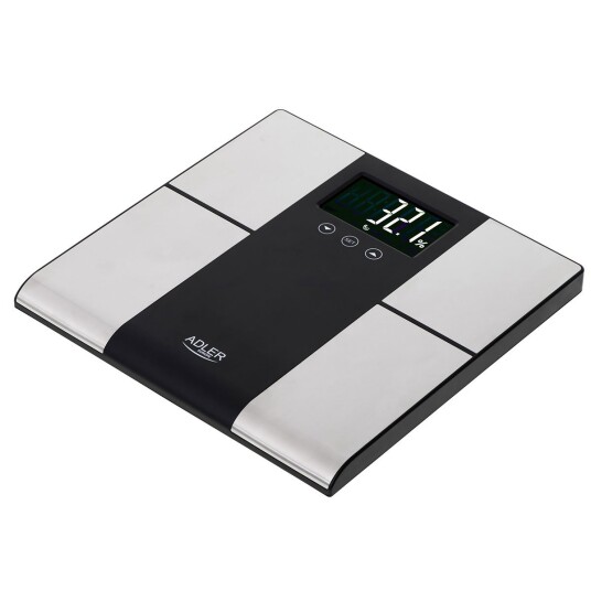 Adler Digital Badevekt med Analyzer 225 kg Adler Digital Badevekt med Analyzer 225 kg