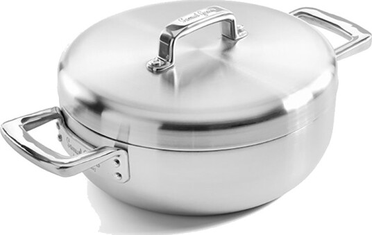 Samuel Groves Urban Serving Pan With Lid Stainless Steel Ø28 cm Samuel Groves Urban Serving Pan With Lid Stainless Steel Ø28 cm