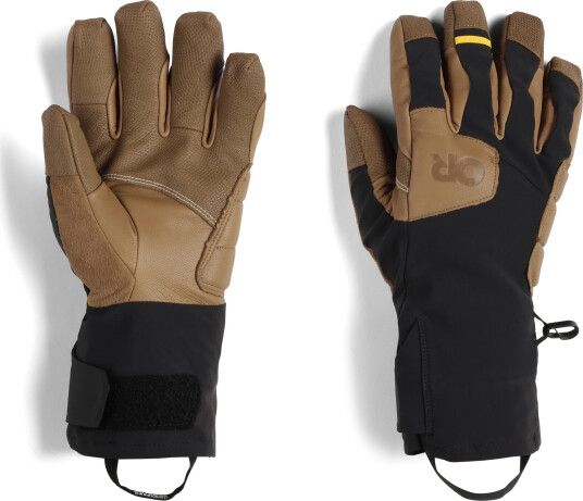 Outdoor Research Men's Extravert Gloves Dk Natural/black S Outdoor Research Men's Extravert Gloves Dk Natural/black S