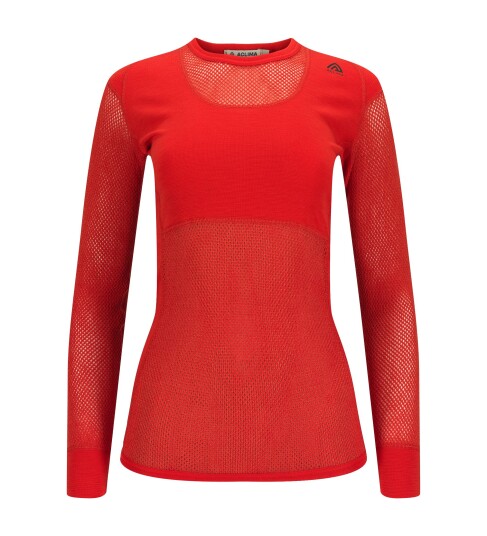 Aclima Women's Woolnet Crew Neck Poinciana L