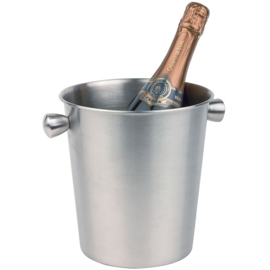 APS Vin-/champagnekjøler; 4 l, 20x20.5 cm (ØxH); Sølvfarge APS Vin-/champagnekjøler; 4 l, 20x20.5 cm (ØxH); Sølvfarge