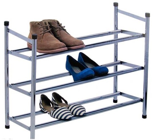 Uttrekkbar skoholder H50 - fra 61 til 115 cm - 3 etasjer