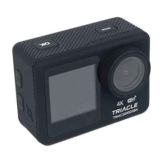 TRIACLE UNIKAT 3000DS ACTIONKAMERA 4K, SVART