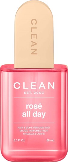 CLEAN Rosé All Day Hair & Body Perfume Mist   Nude   88 ML