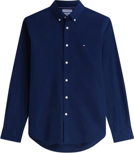 Tommy Hilfiger Flex Flannel Solid Rf Shirt Navy M