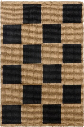 Jotex Dørmatte 60x90 Cm Jute Svart/natur BRICKET 17146490347