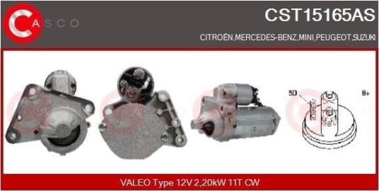 CASCO CST15165AS Starter