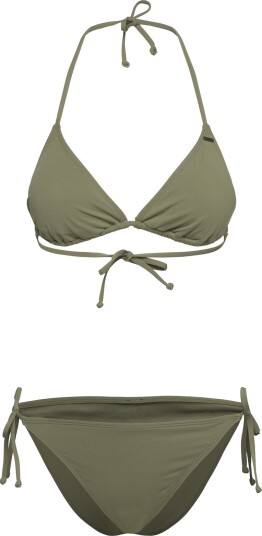 O"neill Essentials Capri Bondey Bikini Set   Khaki green   44