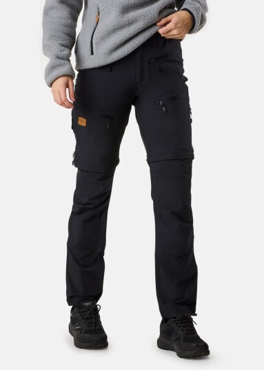 Swedemount Lofoten Stretch Zip-Off Pants W Black/Black 42 Bukser